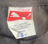 Puma Youth It's The World's Game It's My Team Black Short Sleeve Shirt Size S