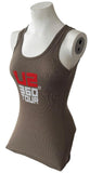 American Apparel Women's U2 360 Degree Tour Tan Tank Top Size Medium