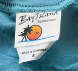 Bay Island Women's Eagles Long Road Out Of Eden Tour 2010 Teal Shirt Size Small