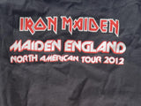 Bay Island Women's Iron Maiden The Evil That Men Do 2012 Black Shirt Size Medium