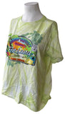 LAT Women's Jimmy Buffet Welcome To Finland Tour 2011-12 Tie-Dye Shirt Size XL