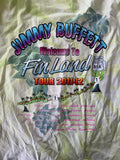 LAT Women's Jimmy Buffet Welcome To Finland Tour 2011-12 Tie-Dye Shirt Size XL