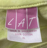 LAT Women's Jimmy Buffet Welcome To Finland Tour 2011-12 Tie-Dye Shirt Size XL