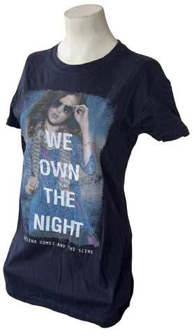 Tultex Women's Selena Gomez And The Scene We Own The Night Navy Shirt Size L