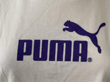 Puma Women's Big Cat Logo Tan Short Sleeve Shirt Size Large