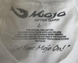 Mojo After Dark Women's Mojo Skull Graphic White Short Sleeve Shirt Size Large