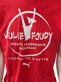 Anvil Men's Puma Julie Foudy Sports Leadership Academy Red Shirt Size Medium