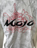 Mojo After Dark Men's Mojo Skull Graphic White Short Sleeve Shirt Size Large