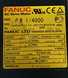 Fanuc BM1/4000 AC Servo Motor 115V 4000 RPM 267 Hz A06B-0116-B275#0008