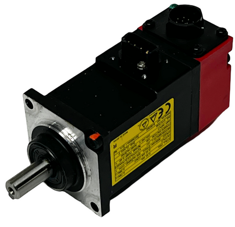 Fanuc BiS0.3/6000-B AC Servo Motor 157V 6000 RPM 500 Hz 0.32 Nm A06B-2003-B203