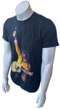 Gildan Men's Kid Rock With Guitar & Whiskey Graphic Black Shirt Size Medium