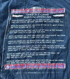 Continental Men's Cheech & Chong American Flag Graphic Navy Shirt Size Small