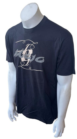 Mojo After Dark Men's Mojo Logo Graphic Black Short Sleeve Shirt Size Large