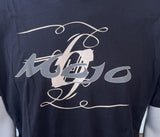 Mojo After Dark Men's Mojo Logo Graphic Black Short Sleeve Shirt Size Large