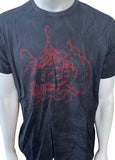 Mojo After Dark Men's Mojo Skull Graphic Black Short Sleeve Shirt Size Large