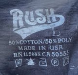 Rush Men's Rush 2010 Tour Graphic Black And White 3/4 Sleeve Shirt Size Large