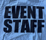 Anvil Men's 8th Rock The Barn Music Festival Blue Short Sleeve Shirt Size Large