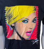 Pepsi Men's Beyonce x Pepsi Graphic Black Short Sleeve Shirt Size Medium
