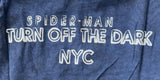 Alternative Men's Spider-Man Turn Off The Dark Graphic Navy Shirt Size Small