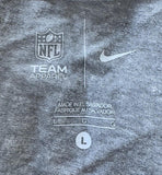 NFL Team Apparel Nike Women's Dallas Cowboys Football Gray Shirt Size Large