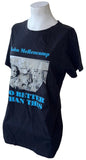 Tultex Women's John Mellencamp No Better Than This Black Graphic Shirt Size 2XL