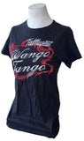 Tultex Women's Ted Nugent Wango Tango Black Short Sleeve Shirt Size Large