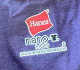 Hanes Women's Jill Scott So In Love Graphic Purple Short Sleeve Shirt Size Large