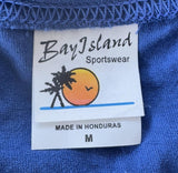 Bay Island Women's Allman Brothers Band Road Goes On Forever Blue Shirt Size M