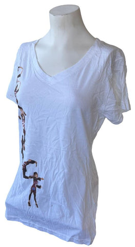 Bay Island Women's Prince Welcome 2 America Tour White Shirt Size XL