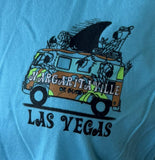 Woman To Blame Women's Margaritaville Las Vegas Blue Short Sleeve Shirt Size L