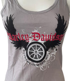 Harley-Davidson Women's American Legend Since 1903 Gray Tank Top Size Small