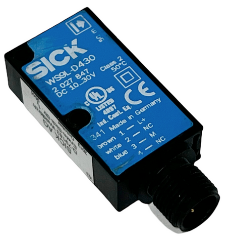 Sick WS9L-D430 Photoelectric Sensor 10-30VDC 4-Pin 2 027 847