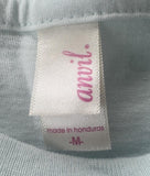 Anvil Women's Puma Run NYC 2010 Graphic Blue Short Sleeve Shirt Size Medium