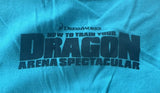 Anvil Women's DreamWorks How To Train Your Dragon Blue Shirt Size Small