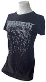Next Level Women's Megadeth Nuclear Tree Graphic Black Shirt Size Medium