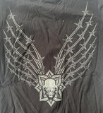 Next Level Women's Megadeth Nuclear Tree Graphic Black Shirt Size Medium