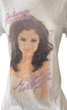 Next Level Women's Selena Gomez A Year Without Rain White Shirt Size Large