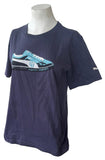 Puma Women's Columbia University Shoe Navy Short Sleeve Shirt Size Large