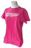 Puma Women's Long Distance Relationship Run NYC 2010 Pink Shirt Size Large