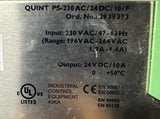 Phoenix Contact QUINT PS-230AC/24DC/10/F Power Supply 24VDC 10A 2939373