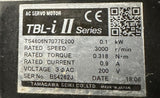 Tamagawa TS4606N7077E200 TBL-i II Series AC Servo Motor 0.1KW 200V 0.9A 3000RPM