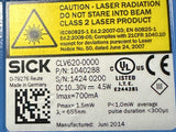 Sick CLV620-0000 Barcode Scanner Fixed Mount 10-30 VDC Mid Range 1040288