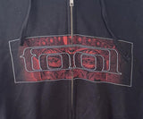 Tultex Men's Tool 10000 Days Graphic Black Zip-Up Hoodie Size XL