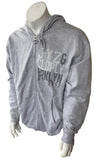 Independent Men's Jay-Z & Coldplay Brooklyn NY 2012 Gray Zip-Up Hoodie Size L
