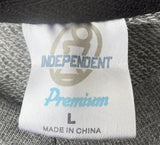 Independent Jay-Z & Coldplay Brooklyn NY 2012 Gray Pullover Sweatshirt Size L