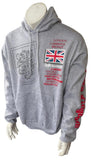 Hanes Men's Disney Epcot World Showcase United Kingdom Gray Hoodie Size Large