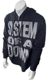 Independent Men's System Of A Down Graphic Black Zip-Up Hoodie Size XL