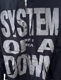 Independent Men's System Of A Down Graphic Black Zip-Up Hoodie Size XL