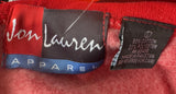 Jon Lauren Men's Woodstock Music & Art Fair White Lake NY Red Hoodie Size Large