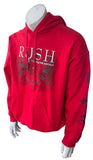 Gildan Men's Rush Clockwork Angels Graphic Red Hoodie Size Large